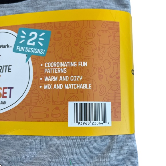 NWT 2 Pack- Dinosaur Long Sleeve and Pants Pajama Set Size 6 - Picture 4 of 9